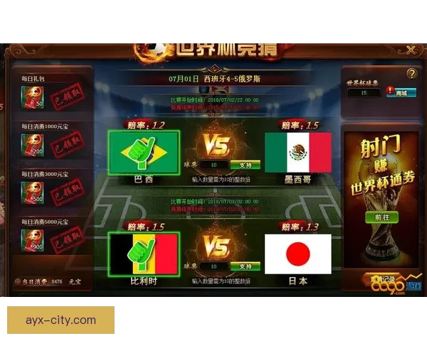 世界杯竞猜签到奖励天天领参与预测赢积分兑好礼活动攻略大全超值